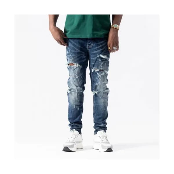 [매장판]Amiri Mens Trendy Denim Pants Blue - 아미리 202… - 1