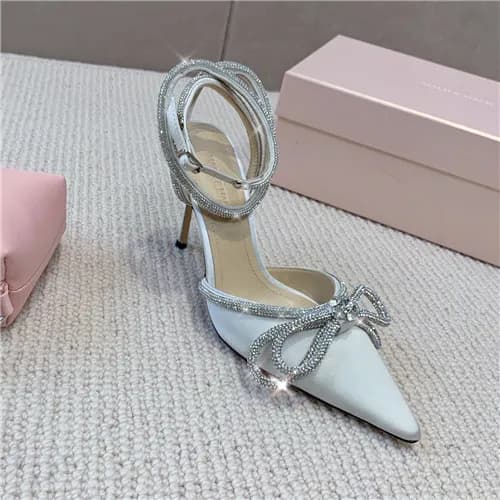 Mach & Mach 2021 Women's Leather/Silk High Hee…