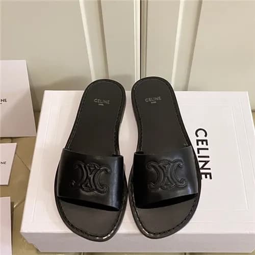Celine 2021 Women's Leather Slipper,CELS0017 -… - 1