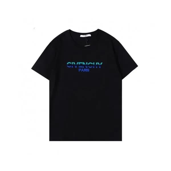 [매장판]Givenchy Mens Logo Short Sleeved Tshirts Bla… - 1