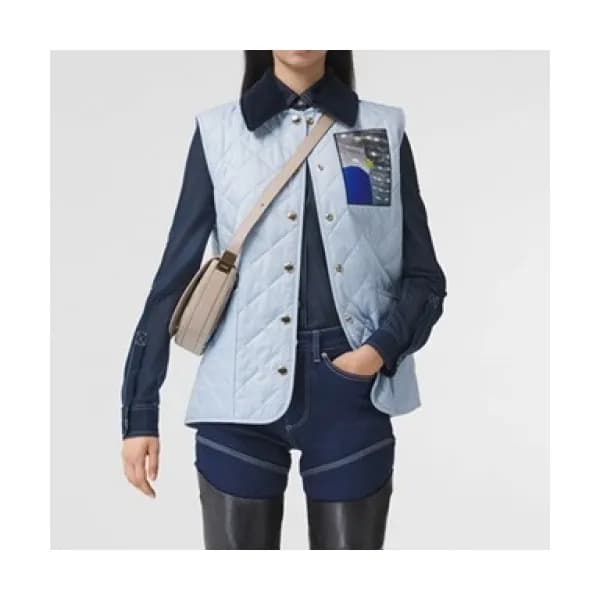 Burberry Womens Best Blue - 버버리 여성 캐쥬얼 베스트 Bur0411… - 1