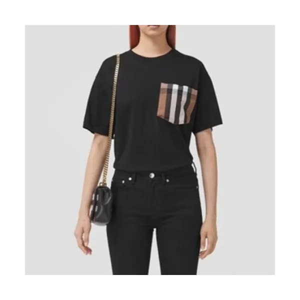 Burberry Mm/Wm Logo Cotton Short Sleeved Tshirts … - 1