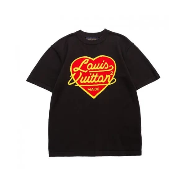 Louis vuitton Mm/Wm Logo Short Sleeved Tshirts Bl… - 1