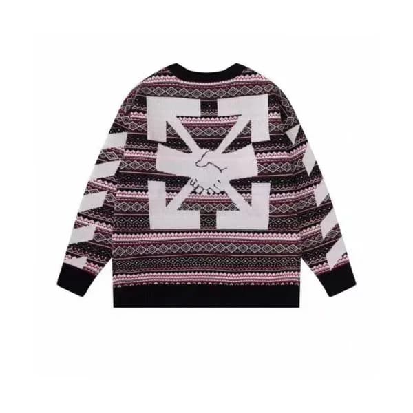 Off-white Unisex Brush Sweater - 오프화이트 남/녀 브러쉬 스웨터… - 1