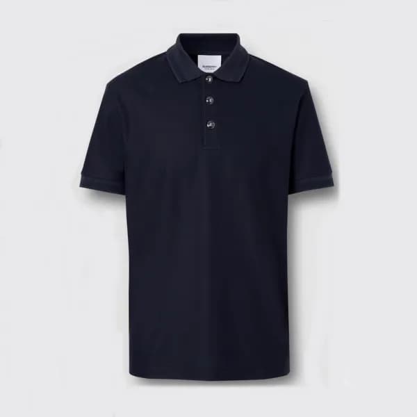 버버리 남성 네이비 폴로 반팔티 - Mens Navy Tshirts - Bur04297x - 1