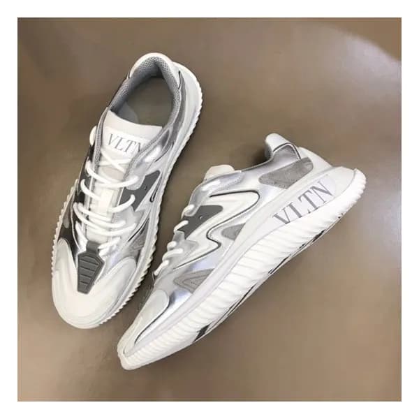 발렌티노 남성 트렌디 그레이 스니커즈 - Mens Gray Sneakers - val025… - 1