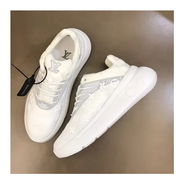 루이비통 남성 클래식 화이트 스니커즈 - Mens White Sneakers - lou04… - 1