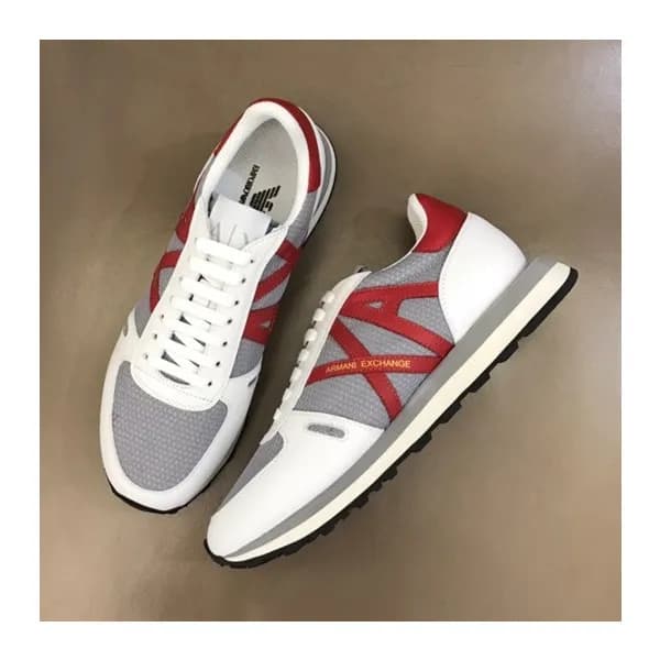 알마니 남성 클래식 레드 스니커즈 - Mens Red Sneakers - arm0917x - 1