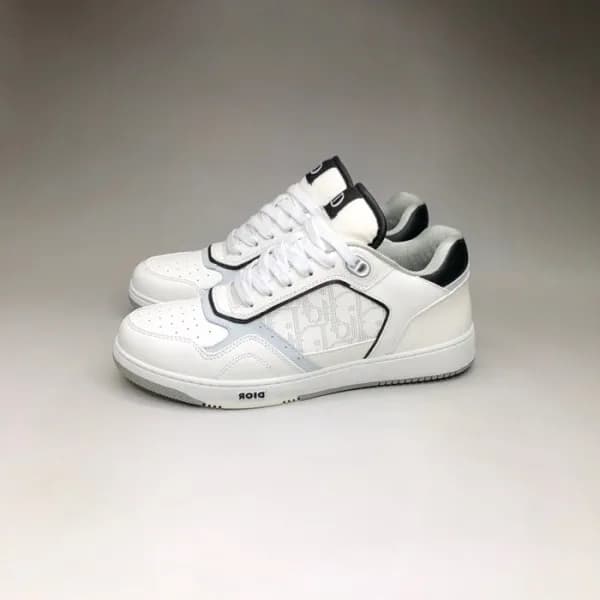 디올 남/녀 캐쥬얼 화이트 스니커즈 - Unisex White Sneakers - dio0… - 1