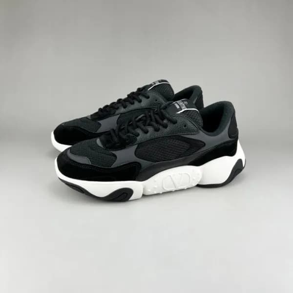 발렌티노 남성 트렌디 블랙 스니커즈 - Mens Black Sneakers - val028… - 1
