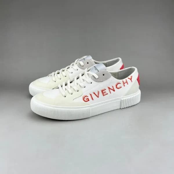 지방시 남성 클래식 화이트 스니커즈 - Givenchy Mens White Sneakers… - 1