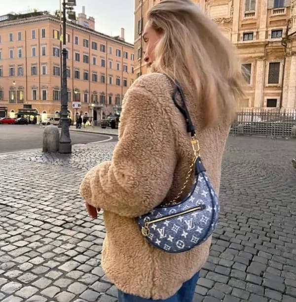 루이비통 여성 블루 호보백 - Louis vuitton Womens Blue Hobo Ba… - 1