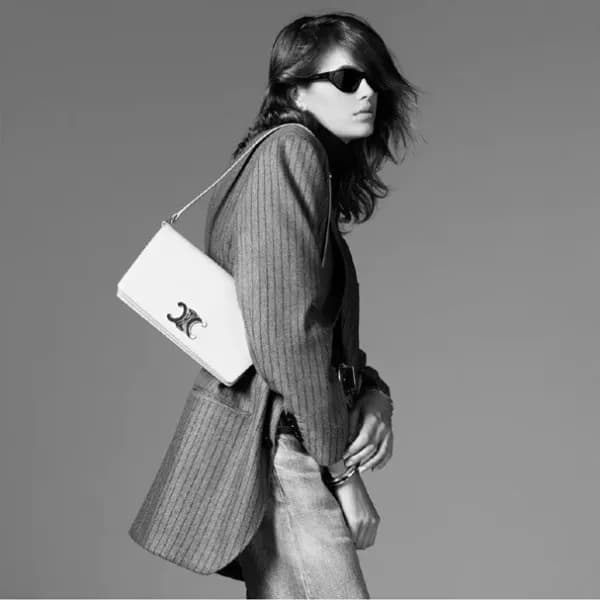 셀린느 여성 화이트 숄더백 - Celine Womens White Shoulder Bag … - 1