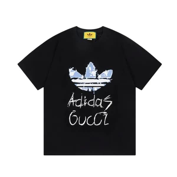 구찌 남/녀 블랙 크루넥 반팔티 - Gucci Unisex Black Short sleev… - 1