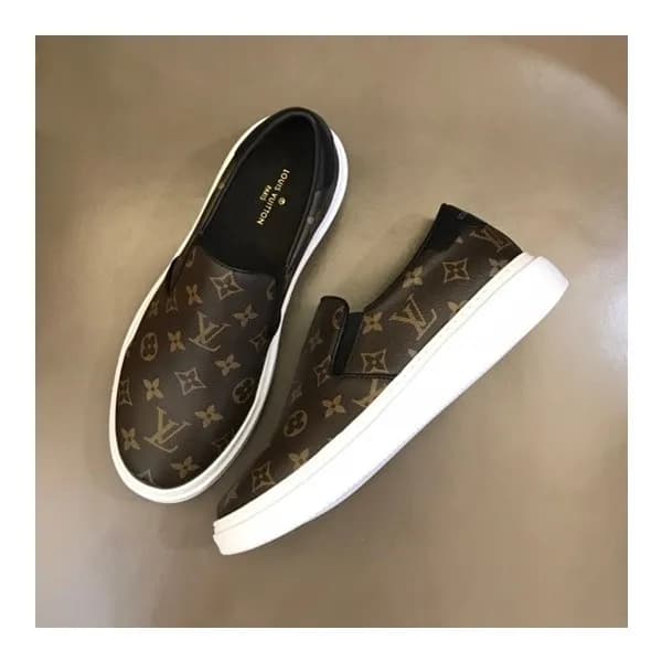 루이비통 남성 모던 브라운 로퍼 - Louis vuitton Mens Brown Loafe… - 1