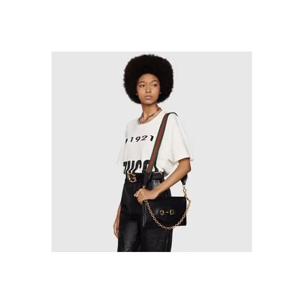 구찌 여성 블랙 홀스빗 숄더백 - Gucci Womens Black Shoulder Bag… - 1
