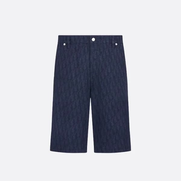 디올 남성 캐쥬얼 네이비 반바지 - Dior Mens Navy Half-pants - di… - 1