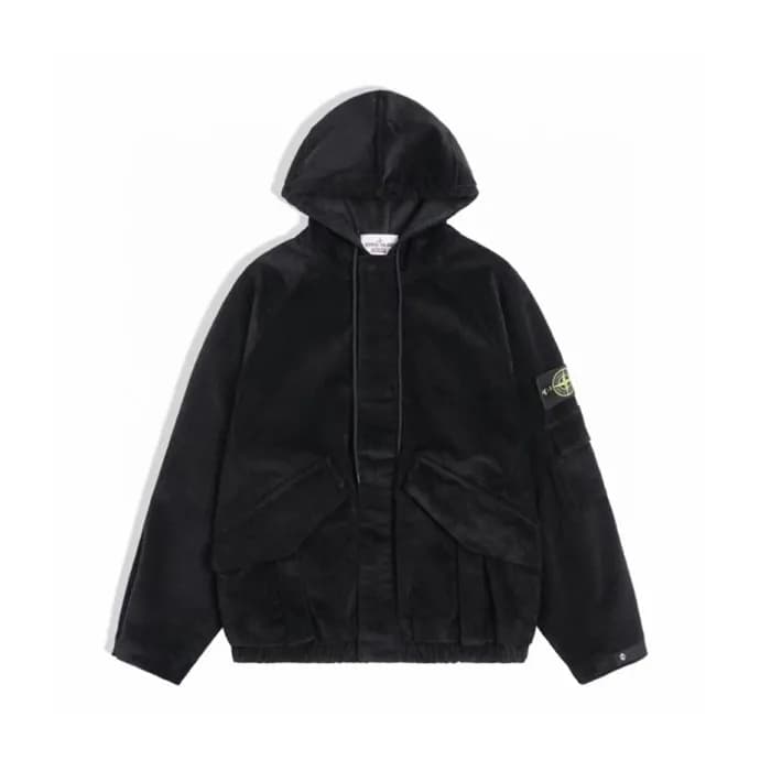 스톤아일랜드 남성 캐쥬얼 블랙 자켓 - Stone Island Mens Black Jack… - 1