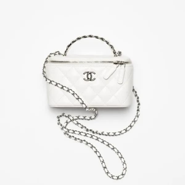 샤넬 여성 화이트 23k 백 - Chanel Womens White 23k Bag - ch… - 1