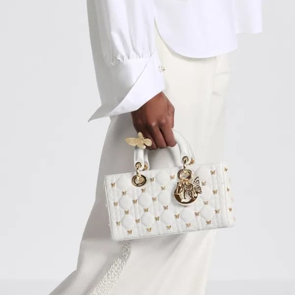 디올 여성 화이트 디조이 백 - Dior Womens White D-Joy Bag - di… - 1