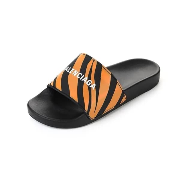 발렌시아가 남/녀 오렌지 슬리퍼 - Balenciaga Unisex Orange Slipp… - 1