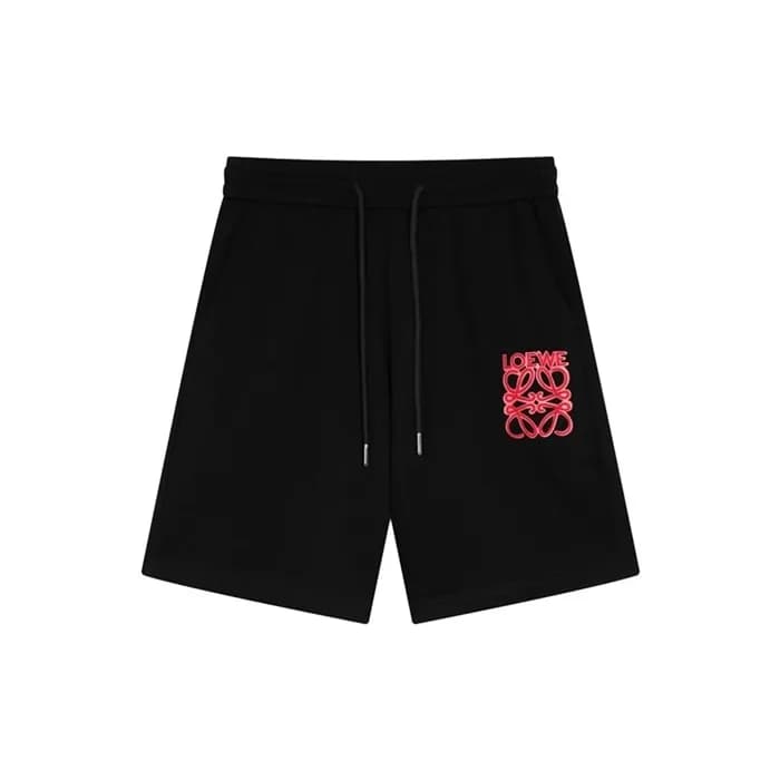 로에베 남성 캐쥬얼 블랙 반바지 - Loewe Mens Black Half-pants - … - 1