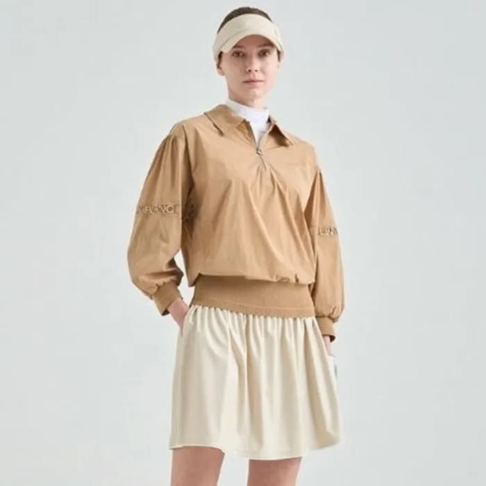 [LANVIN BLANC] 랑방블랑 여성 발수 페이크 레더 스커트 - gol545x - 1