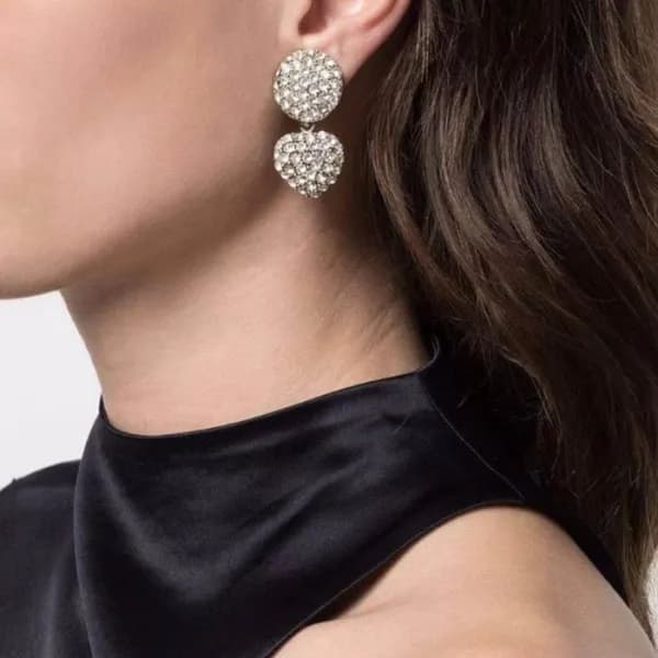 입생로랑 여성 골드 이어링 - Saint Laurent Womens Gold Earring… - 1