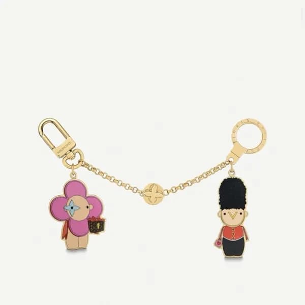 루이비통 남/녀 이니셜 키링 - Louis vuitton Unisex Key Ring - … - 1