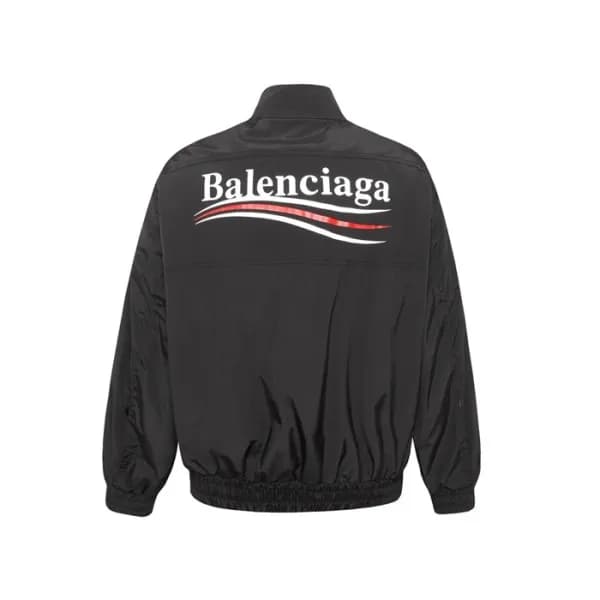발렌시아가 남성 블랙 블루종 - Balenciaga Mens Black Blouson - … - 1
