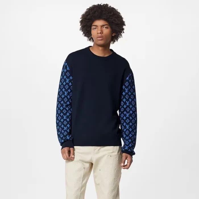 루이비통 남성 라운드 스웨터 - Louis vuitton Mens Round Sweater… - 1