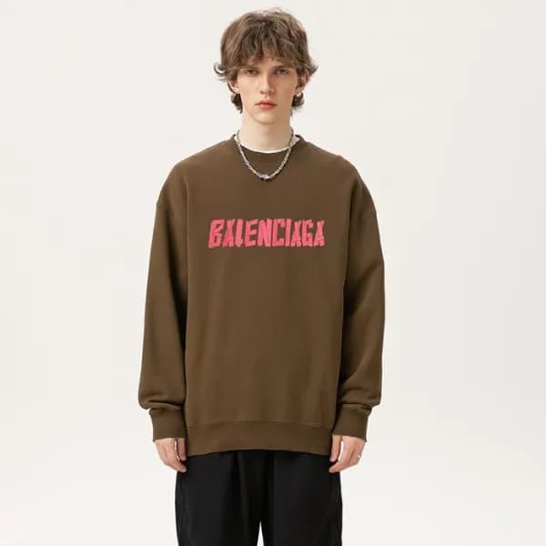 발렌시아가 남성 라운드 맨투맨 - Balenciaga Mens Round Tshirt - … - 1