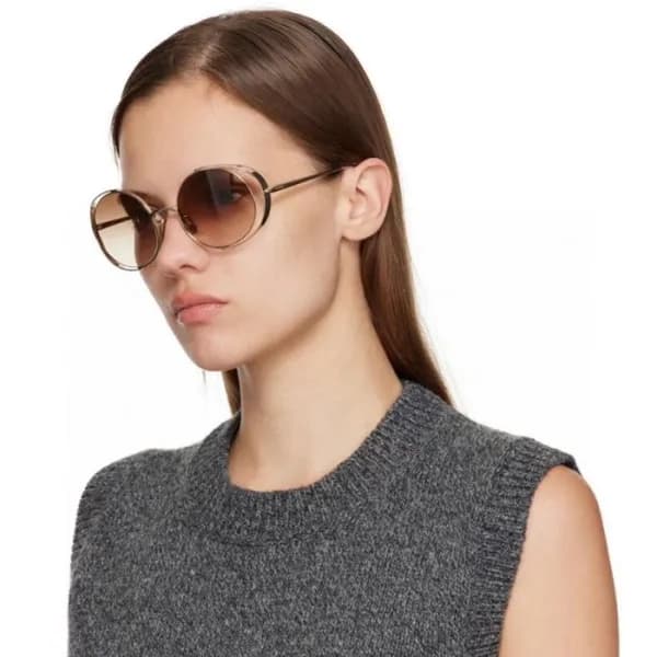 로에베 남/녀 프리미엄 메탈 프레임 선글라스 - Loewe Unisex Premium Me… - 1
