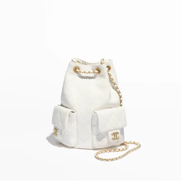 샤넬 여성 더블 포켓 백팩 - Chanel Womens 25C Back Pack - chb… - 1