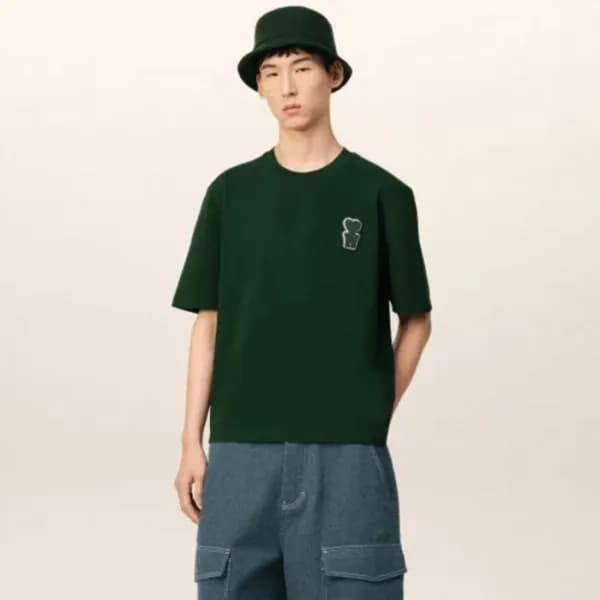 아미 남성 라운드 반팔티 - Ami Mens Round Tshirt - amc6487x - 1