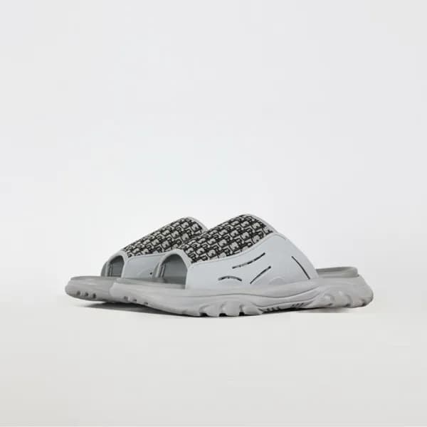 디올 남성 H 타운 슬리퍼 옴므 블랙 고무 샌들 - Dior Mens H Town Slip… - 1