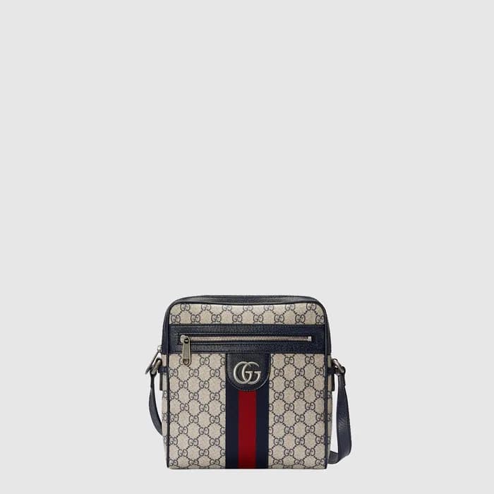 구찌 남성 GG 스몰 메신저백 - Gucci Mens GG Small Messenger B… - 1
