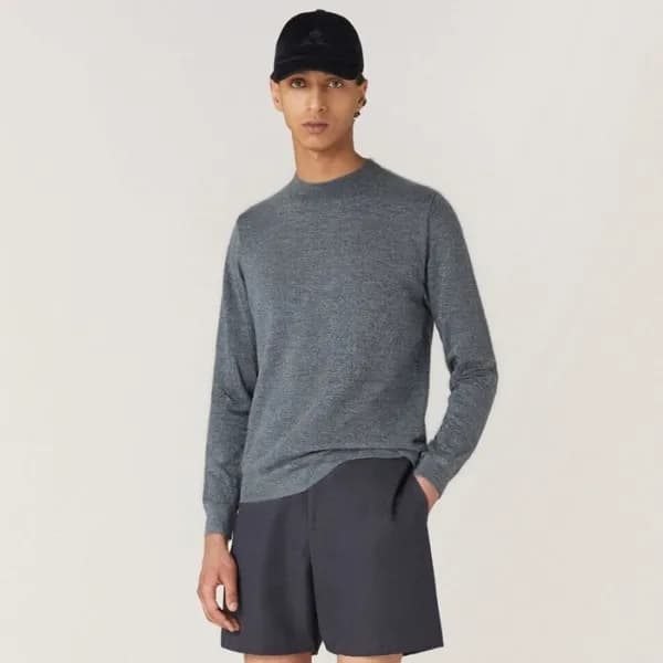 로로피아나 남성 라운드 스웨터 - Loro Piana Mens Round Sweater -… - 1
