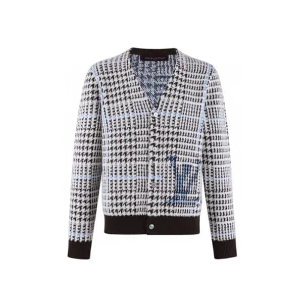 루이비통 남성 브이넥 가디건 - Louis vuitton Mens V-neck Cardig… - 1