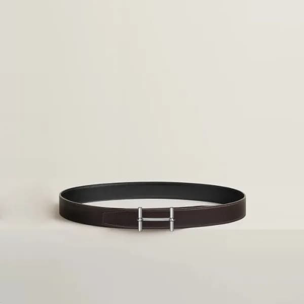 에르메스 남성 H Dancre 버클 리버서블 벨트 - Hermes Mens H Dancre… - 1