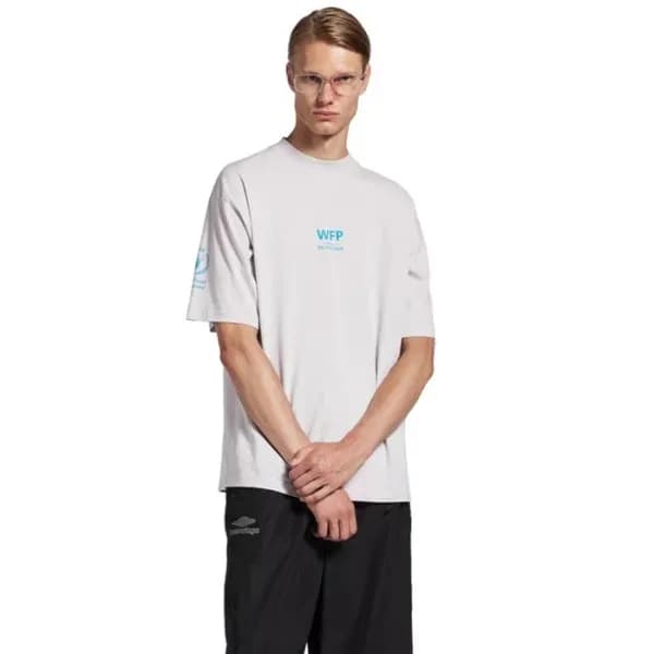 발렌시아가 남성 라운드 반팔 티셔츠 - Balenciaga Mens Round Tshirt… - 1