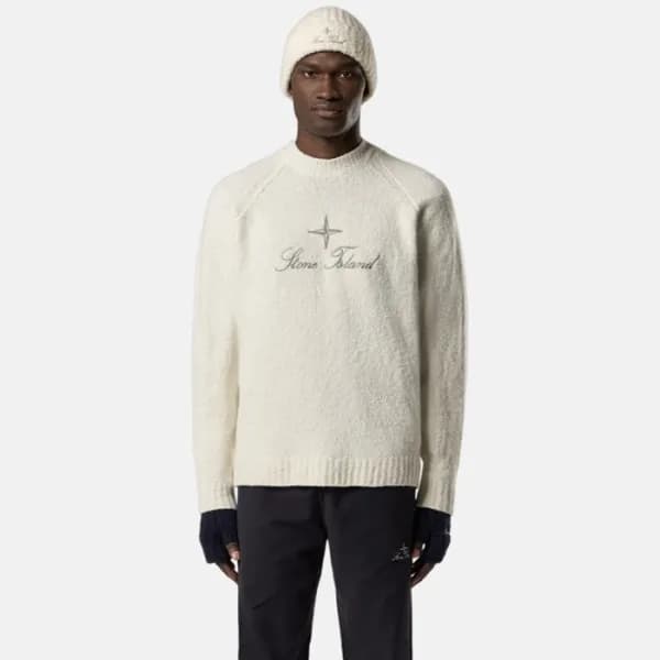 스톤아일랜드 남성 크루넥 니트 - Stone Island Mens Round Knitwea… - 1