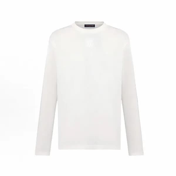 루이비통 남성 라운드 긴팔티 - Louis vuitton Mens Round Tshirt … - 1