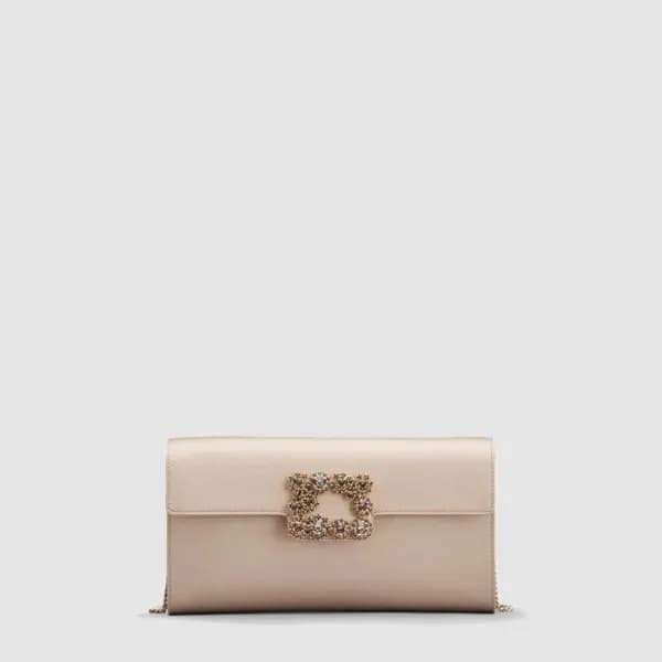 로저비비에 여성 플라워 스트라스 버클 클러치 - Roger Vivier Womens Flo… - 1
