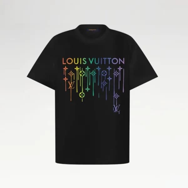 루이비통 남성 라운드 반팔티 - Louis vuitton Mens Round Tshirt … - 1