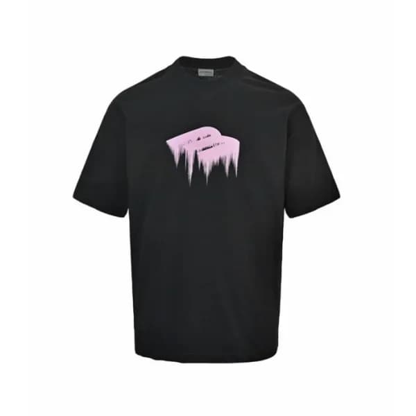 발렌시아가 남성 라운드 반팔 티셔츠 - Balenciaga Mens Round Tshirt… - 1
