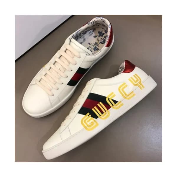 GUCCI 2018 MENS LEATHER SKEAKERS - 구찌 남성 레더 스니커즈 G… - 1
