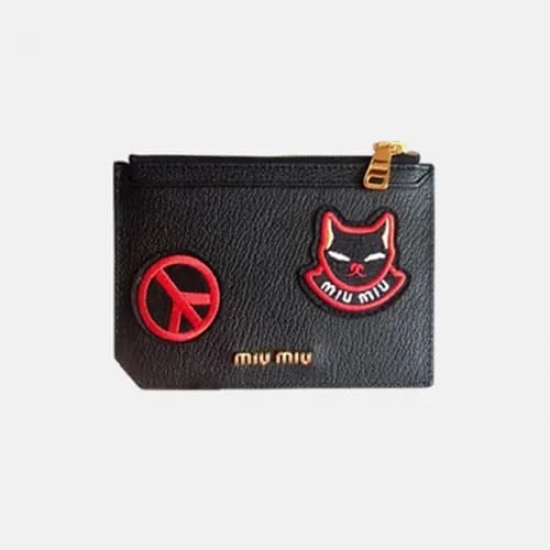 MiuMiu 2018 Ladies Leather Card Holder 5MC008 - 미우…