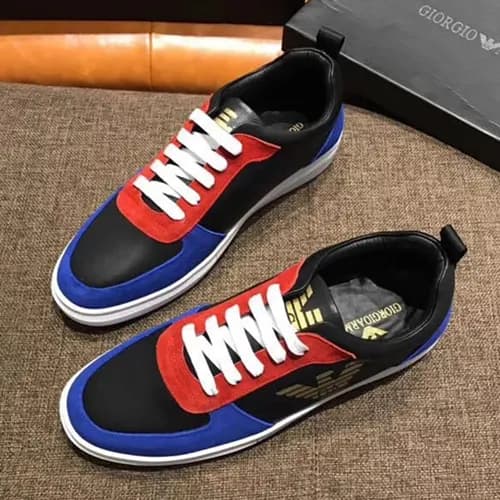 Giorgio Armani Enamel Sneakers - 조르지오 알마니 에나멜 스니커즈… - 1