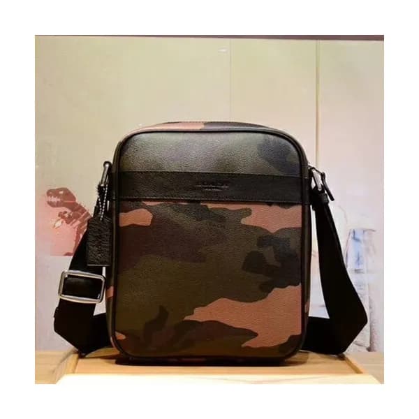 Coach Leather Messenger Shoulder Bag,24cm - 코치 레더 … - 1
